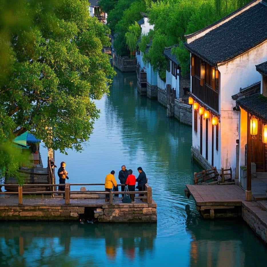 Zhujiajiao Ancient Town - A Water Town in Ink-wash Painting Style Day Tour