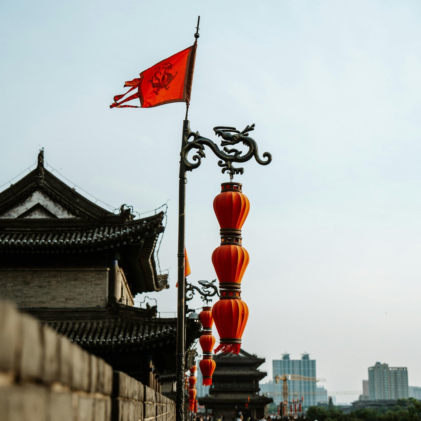 Xi'An Classic City Tour|City Wall+Yongning Gate+Bell Tower+Drum Tower+Muslim Street+Mosque+Big Goose Pagoda
