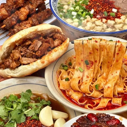 Xi'an Twlight 3hr Local Food Tour&Halal Snacks |Optional Muslim Guide &Shadow  Show