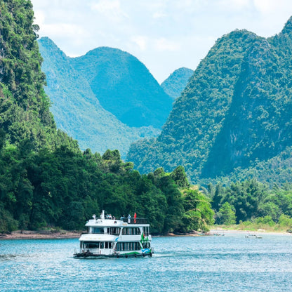 Li River 3/4 Star Cruise from Guilin to Yangshuo｜A Day Tour of Guilin's Scenic Landscape