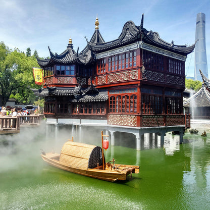 Shanghai Day Tour | Oriental Pearl Tower+Yuyuan Garden+Chenghuang Temple+The Bund+Huangpu River Cruise